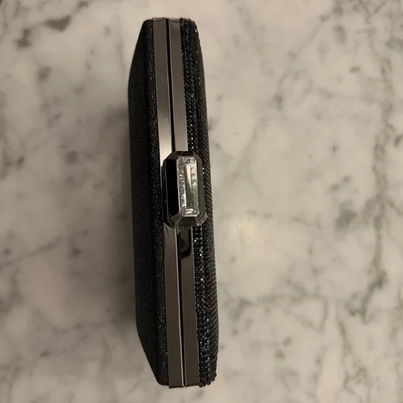 Black Rhinestone Clutch - Picture 3 of 3